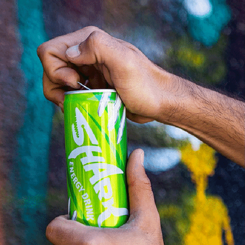 Energy Drink Summer GIF by SHARK Energy