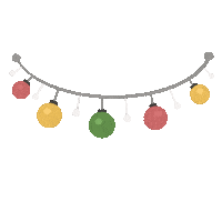 art_legna christmas light merrychristmas artlegna Sticker