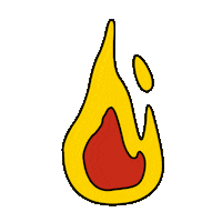 Fire Flame Sticker by sat1