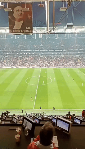 Turkish Football Fans Throw Toys Onto Pitch for Children Affected by Quakes
