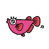 魚 Medaka Sticker