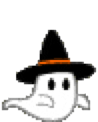 halloween ghost Sticker