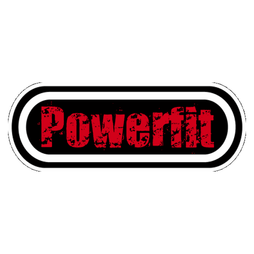 PowerfitNewTir giphyupload fitness gym yoga Sticker