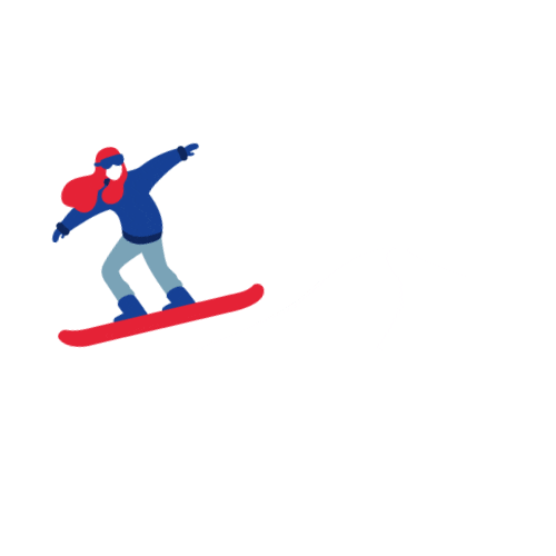 Tignes snow mountain ski snowboard Sticker