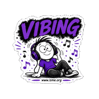 Vibes Vibing Sticker by International Society for Music Education
