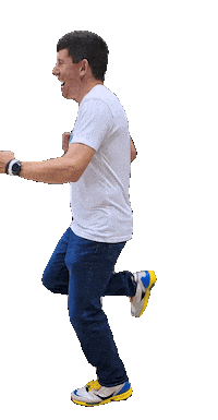 1800tshirts running run runningman tomrauen Sticker