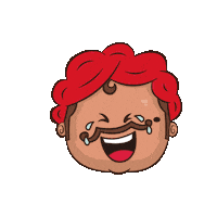 Happy Tears Reaction Sticker by Creative Hatti