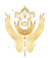 glow two hands Sticker by Cocorrina