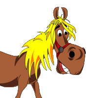 Horse Wastl Sticker by Hotel Neubergerhof