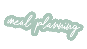 ajenericadventure meal prep meal plan meal planning jeneric Sticker