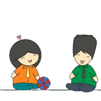 Playing Play Time Sticker