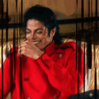 Michael Jackson Laughing GIF