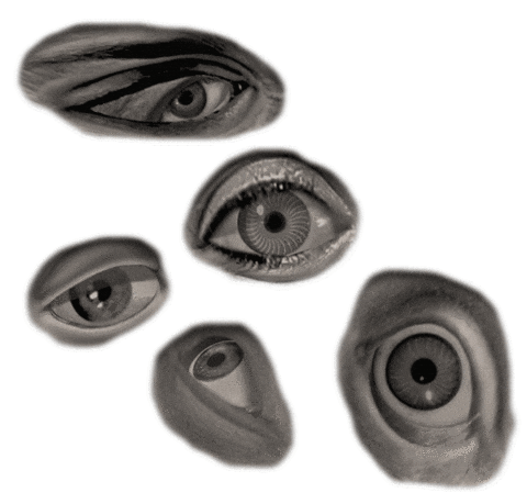 Eyes Look Sticker by Colin Raff