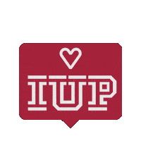 Indiana University Iu Sticker by Indiana University of Pennsylvania