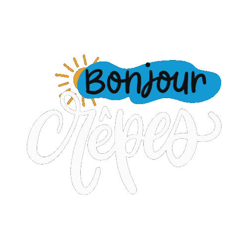 Bonjour Pancakes Sticker
