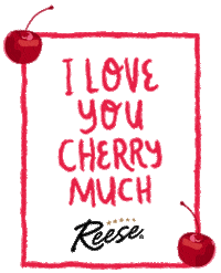 I Love You Cherry Sticker by Reese Specialty Foods