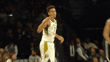 Blue And Gold Basketball GIF by Indiana Pacers