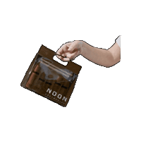 NOONBAesthetics noon noon aesthetics noon skincare noon bag Sticker