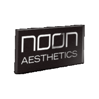 NOONBAesthetics noon noon aesthetics noon skincare noonaesthetics Sticker