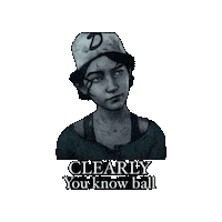 The Walking Dead Game Clementine Sticker