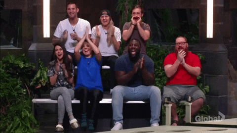 cheers applause GIF by Big Brother Canada