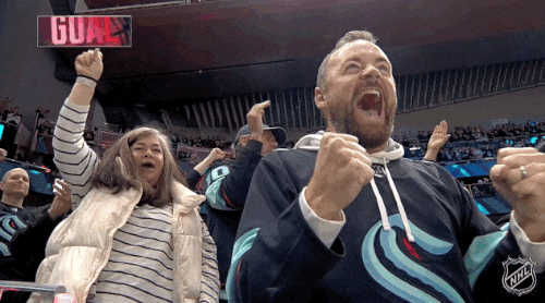 Happy Celebration GIF by NHL