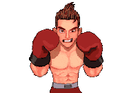Punch Sticker by Boxing Star