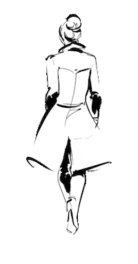 High Heels Walking Sticker by Hilbrand Bos Illustrator