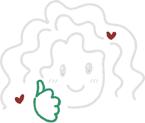 Girl Curls Sticker