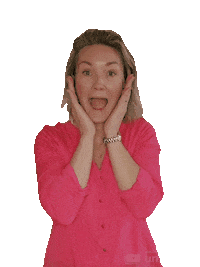 femkevanhouwelingen excited surprised scream verbaasd Sticker