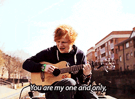 ed sheeran small bump GIF