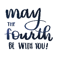 May The Fourth Be With You Star Wars Sticker