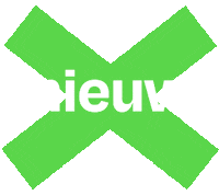 Nieuw Kruis Sticker by Studio Arsène