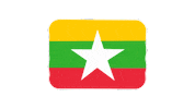 emojivid emoji flag emojivid myanmar Sticker