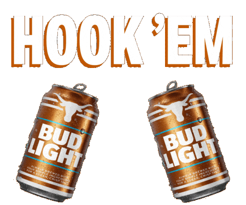 Cheers Texas Sticker by Bud Light