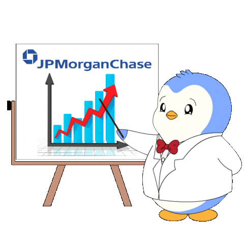 Invest Jp Morgan Sticker by Pudgy Penguins