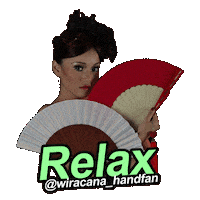 Sticker Relax Sticker by Wiracana Handfan