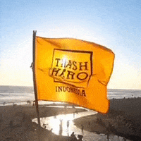 trashhero flag bali trash hero love indonesia GIF