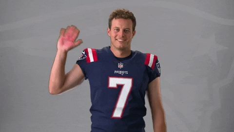 Football Hello GIF by New England Patriots