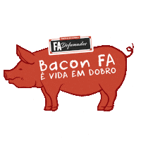 bacon famigliaartigianale Sticker by FA Defumados