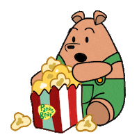 Pop Corn Sticker