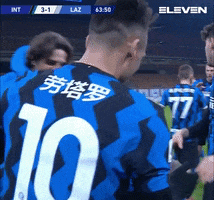 Happy Serie A GIF by ElevenSportsBE