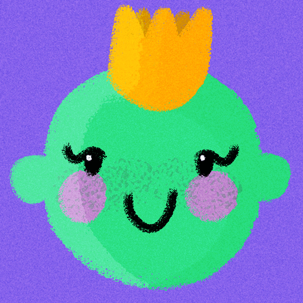 em_squems giphyupload alien crown blink GIF