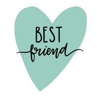 haenbe heart friends best friend Sticker