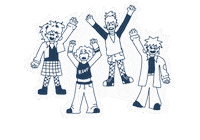 Illustration Punk Sticker