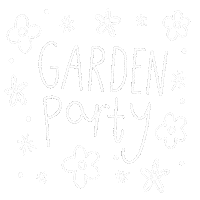 Garden Party Wedding Sticker by Charley