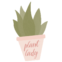 lady pot Sticker