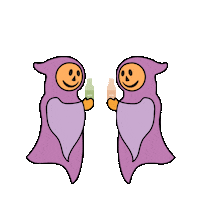 Cat Halloween Sticker by HATSU