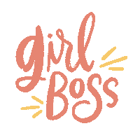 boss feminist Sticker by Hoopla! Letters