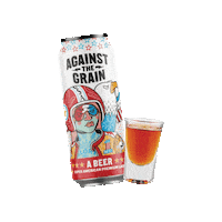 Drink A Beer Sticker by Against The Grain Brewery